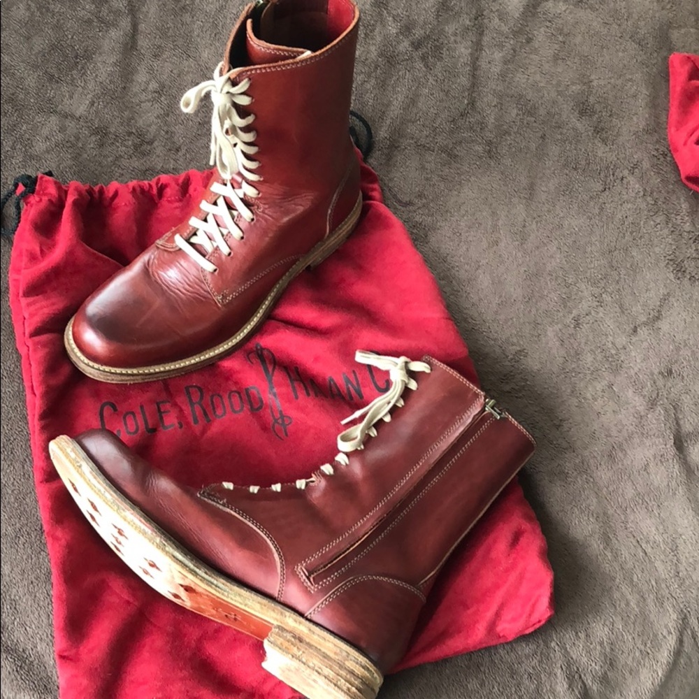 Men’s Ltd Ed. Cole Haan 9” Brn Lthr Boots